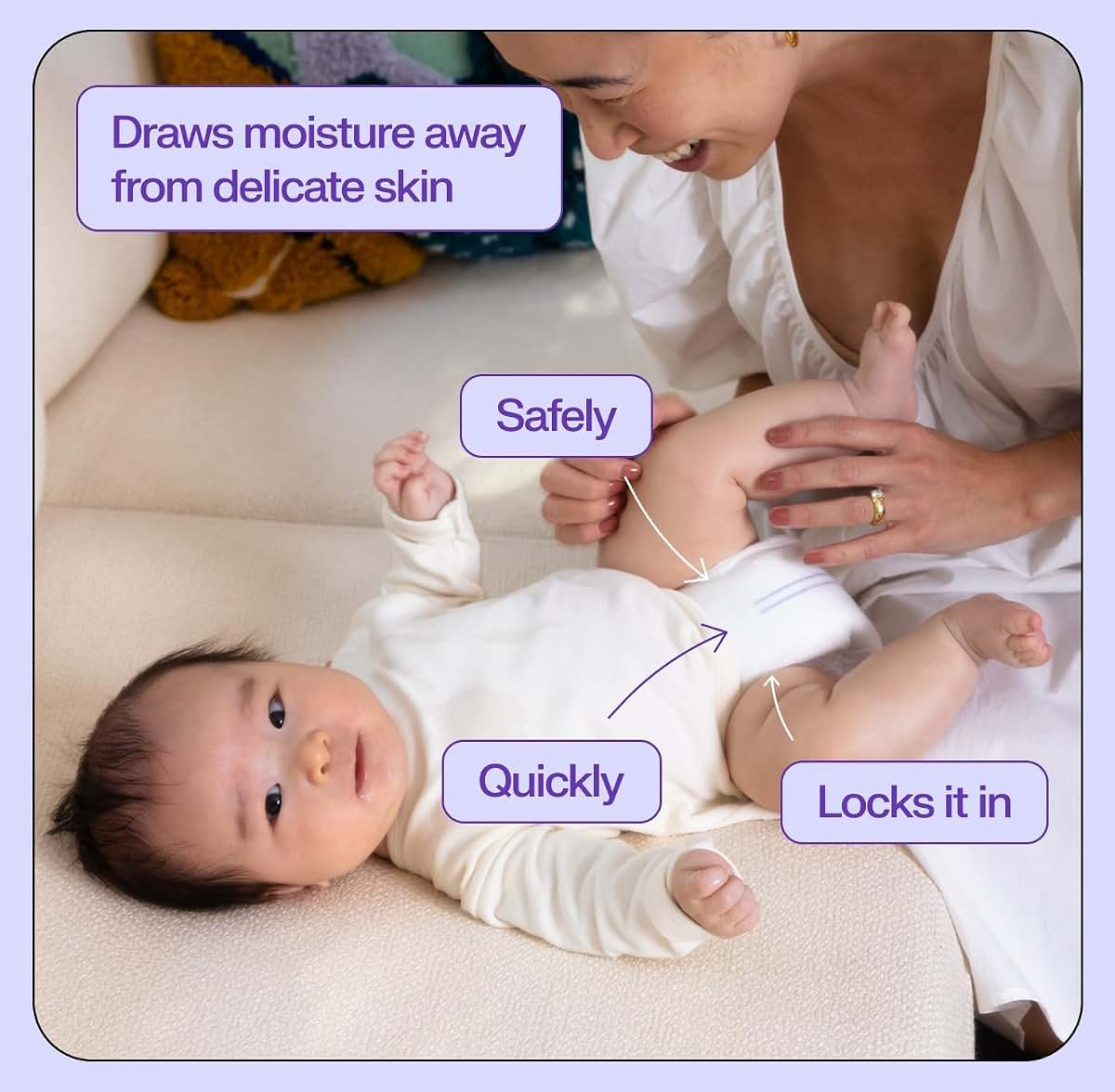 Freestyle BambooTek Disposable Diapers, Size 5, 44 Count (photo 3)