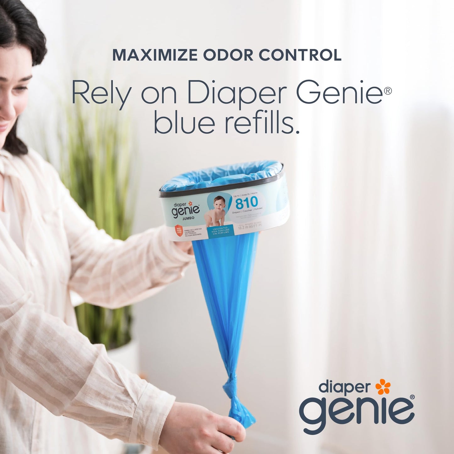 Diaper Genie Jumbo Square Refill Continuous Film