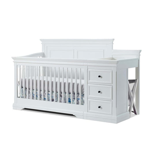Sorelle Portofino 4-in-1 Convertible Crib in White