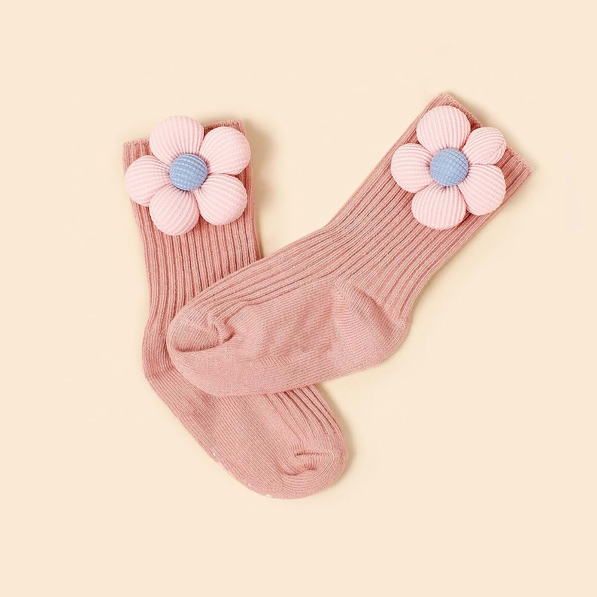 Zkbszn Baby Floral Headband And Knitting Socks Set (photo 3)