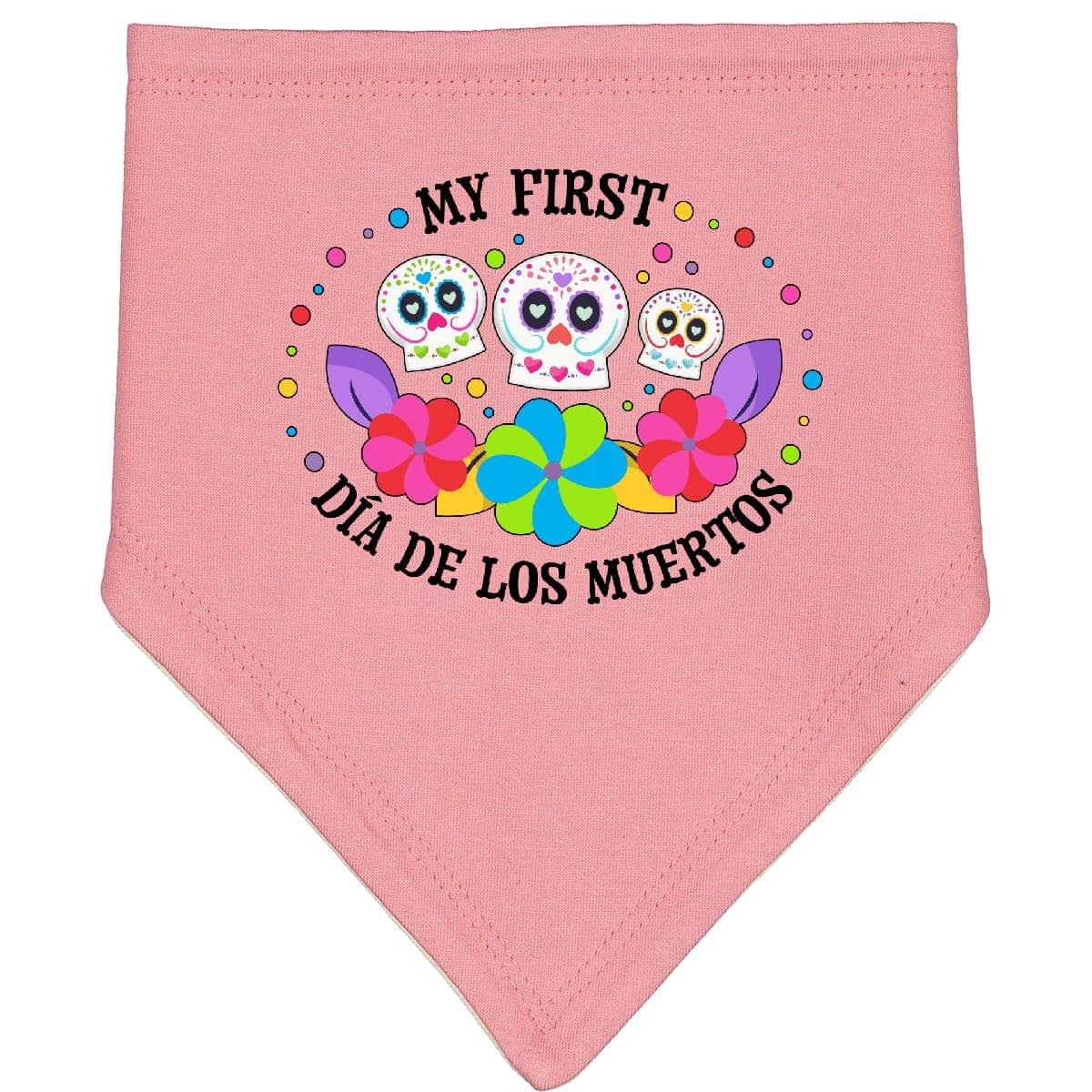 My 1st Dia De Los Muertos Baby Bandana Bib