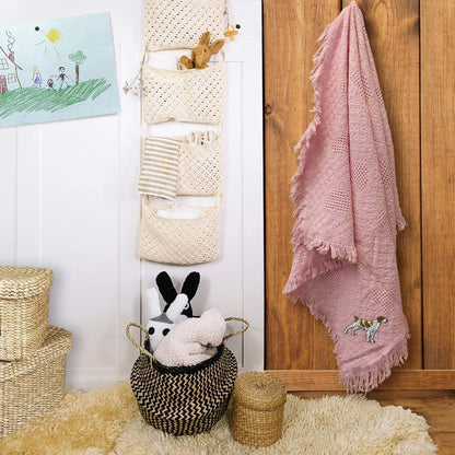 BabyOneStop Brittany Spaniel Cotton Baby Blanket