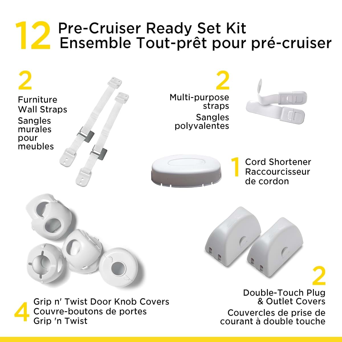 Safety 1st Pre-Cruiser Ready Set 12 Safeguarding Aids