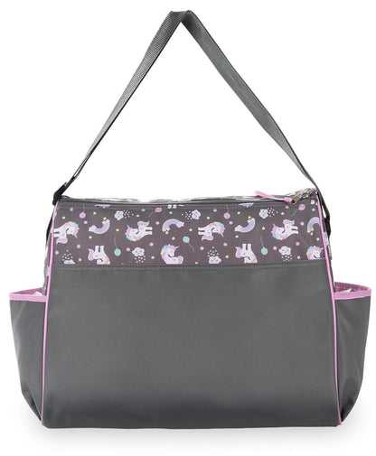 NoJo Happy Unicorn Duffle Diaper Bag Tote for Daily Outings