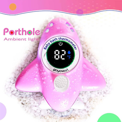 BabyOneStop Airplane Bath Thermometer and Floating Water Toy