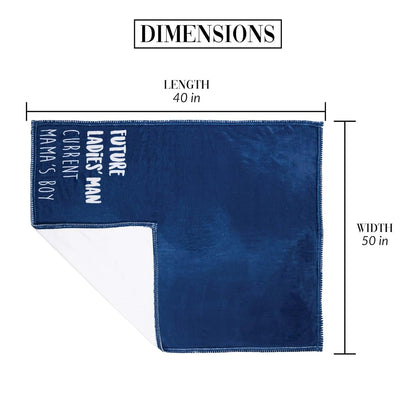 Pavilion Gift Company Ladies Man Mama's Boy Throw Blanket (photo 2)