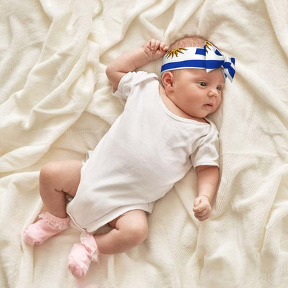 PEGQCVAM Flag Of Uruguay Baby Bow Headband (photo 4)