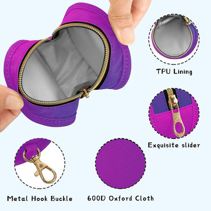 BabyOneStop GRAP Purple Gradient Print Pacifier Case for Travel