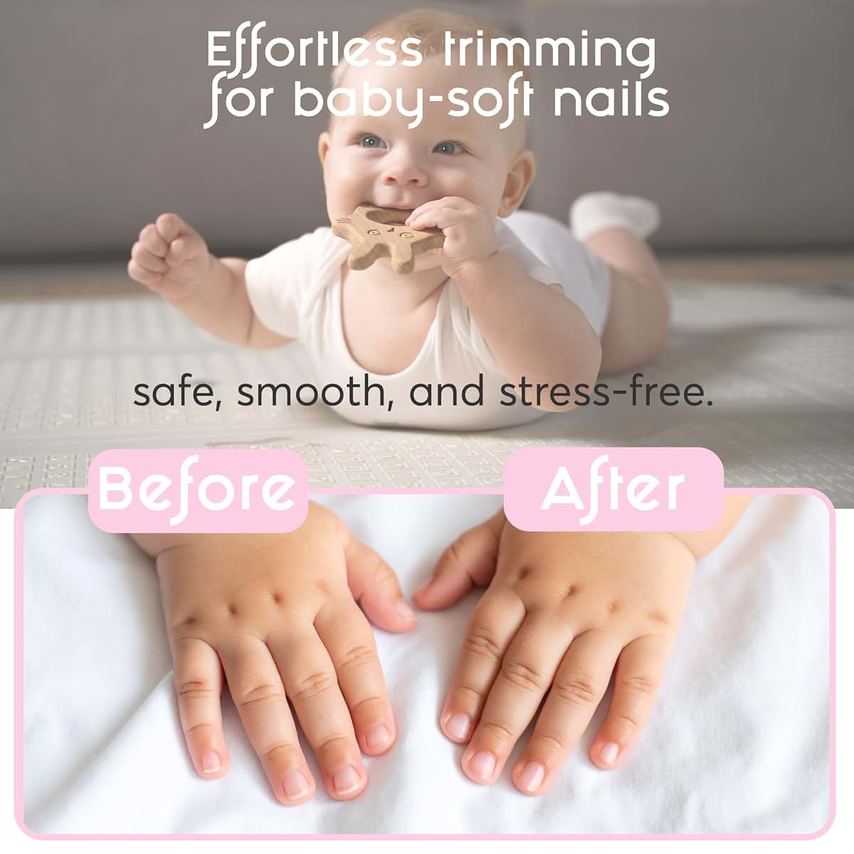Elan Baby Electric Nail Trimmer With 6 Grinding Heads