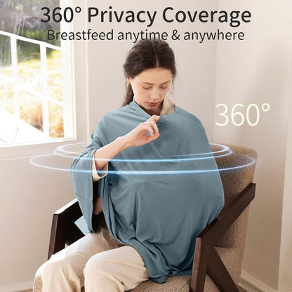 BubblePanda Rayon Bamboo Nursing Cover