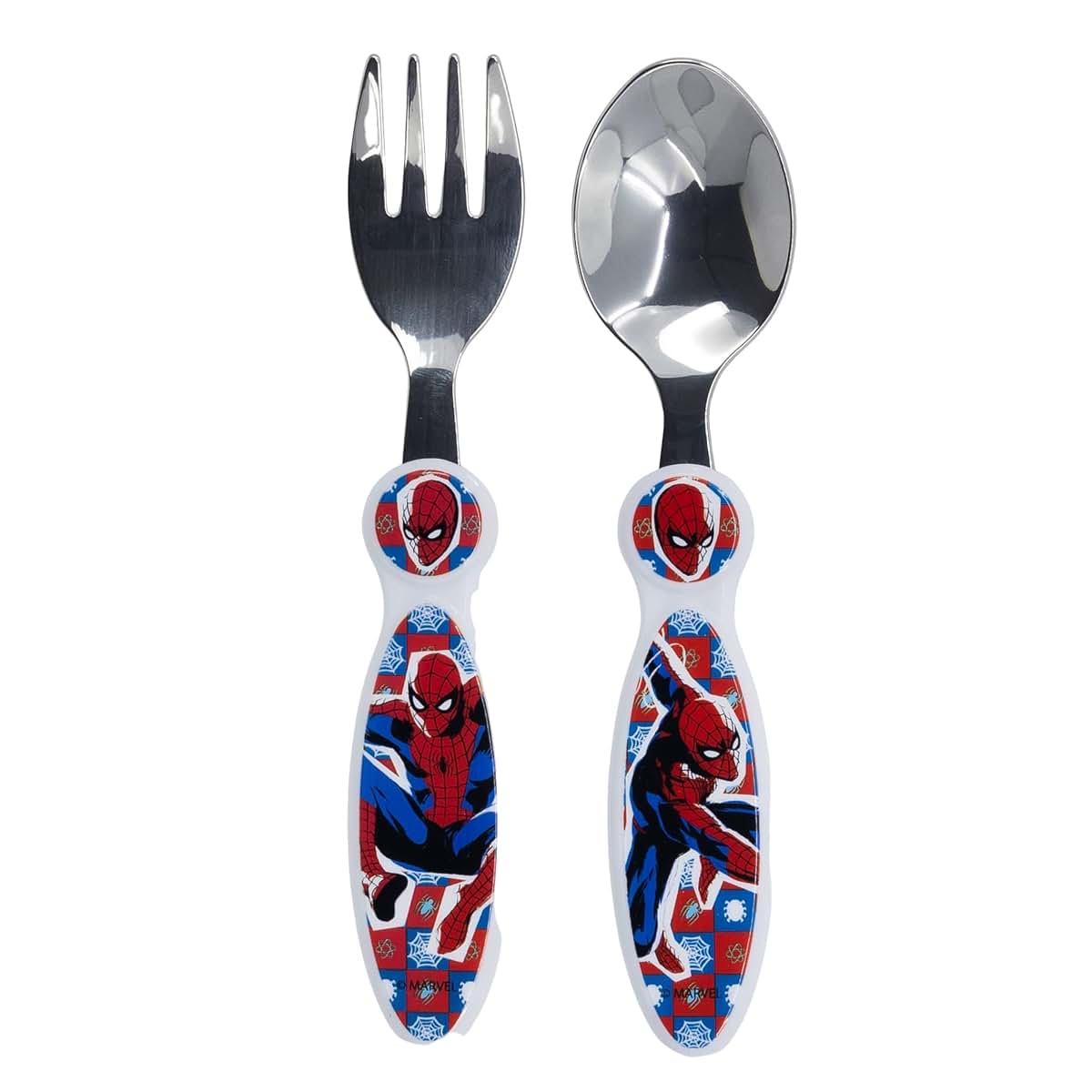 Stor Spider-Man Children's Stainless Steel Spoon and Fork