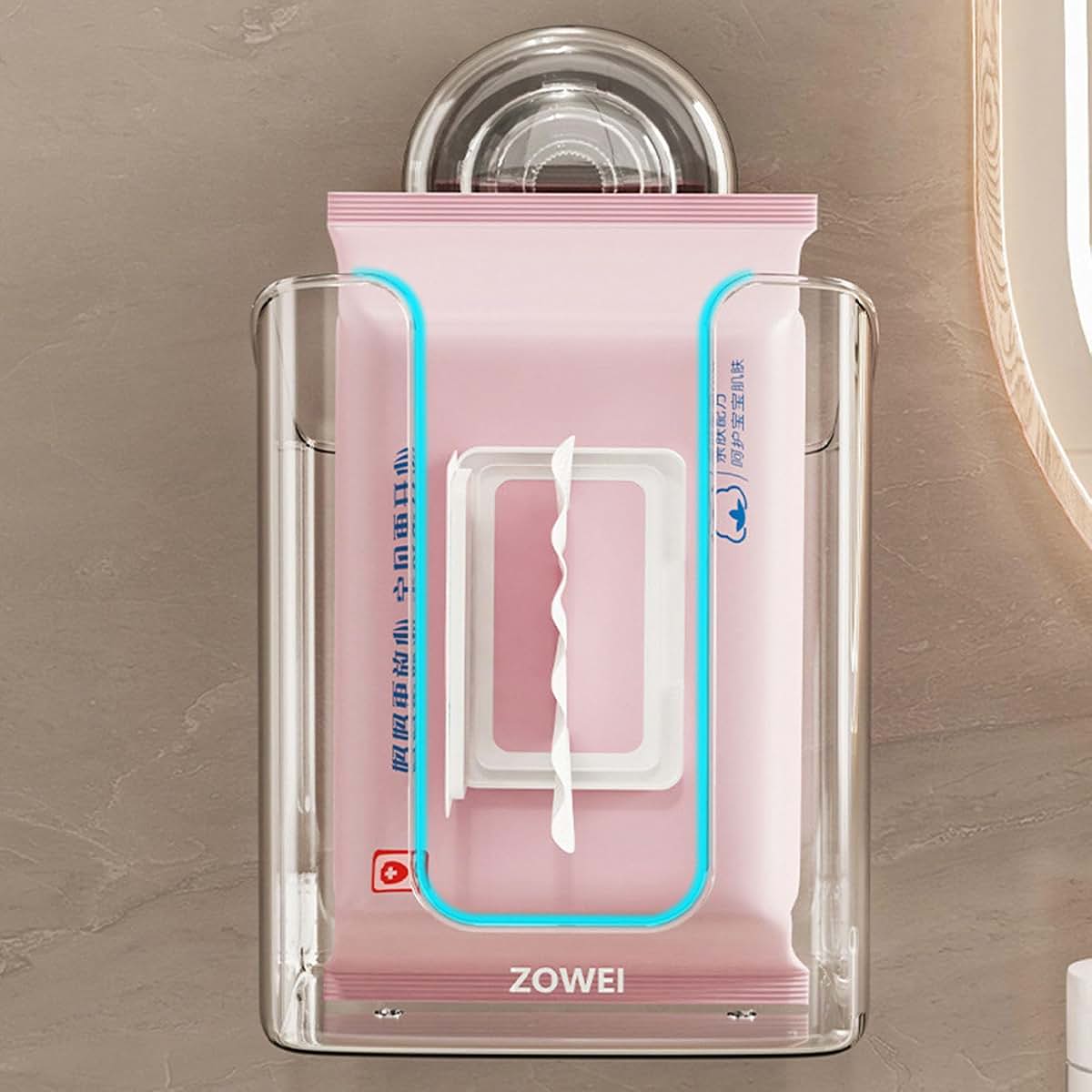 Aouzsta Clear Wet Dispenser for Kitchen and Bathroom Easy Access and Installation Keeps Clean Kitchen Towel Dispenser (photo 3)