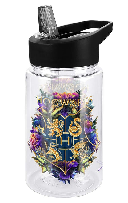Tritan Plastic Water Bottle with Straw Lid for Toddlers