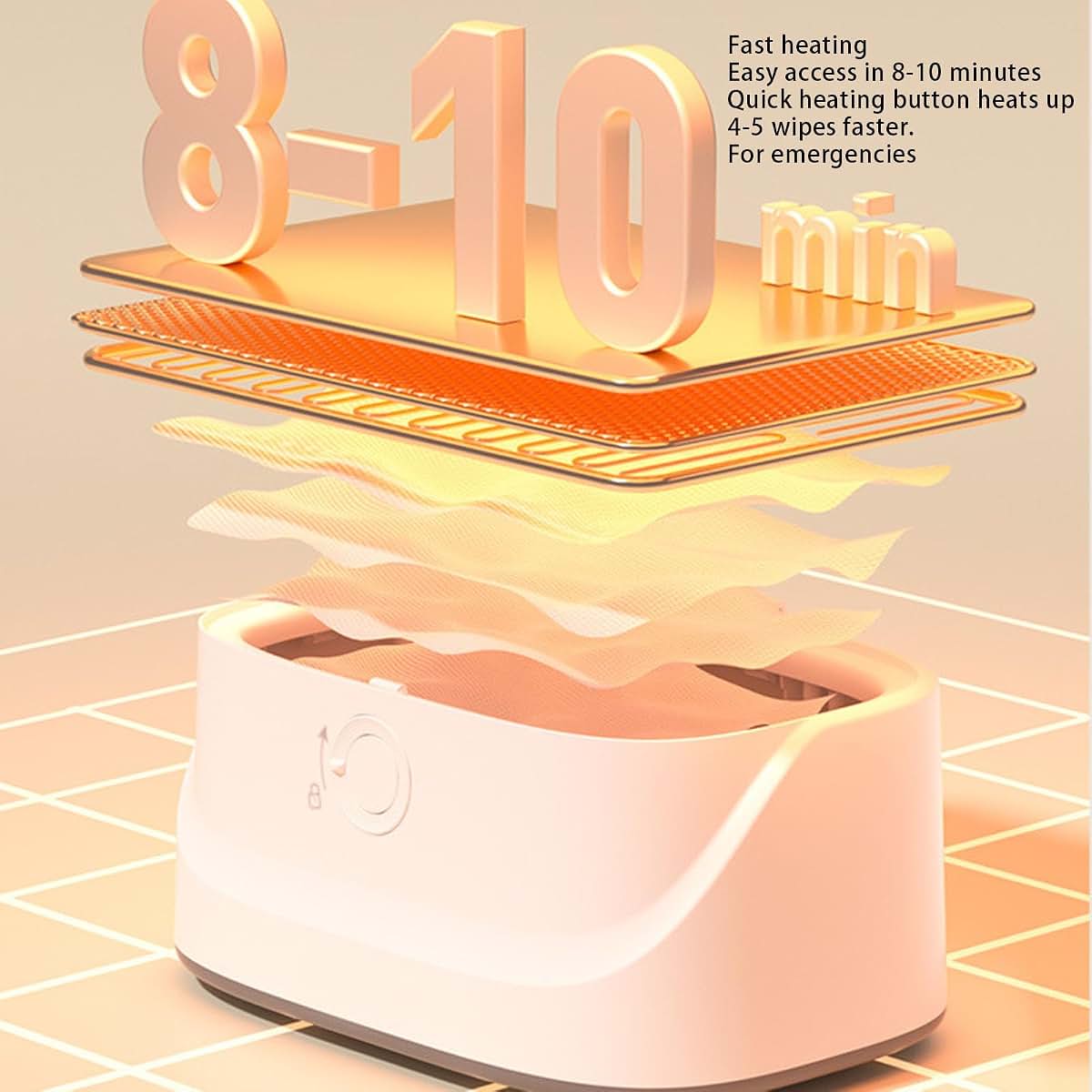 Luocute Wipe Warmer With 3 Temperature Settings And Night Light (photo 2)