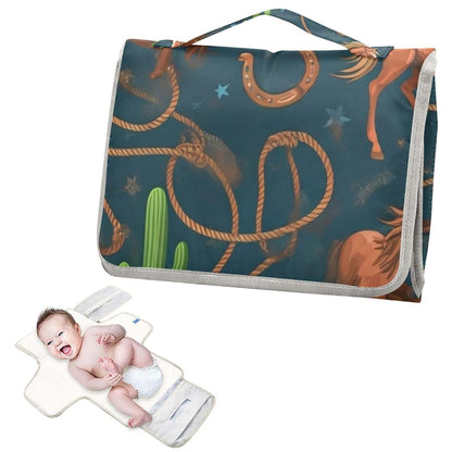 Portable Waterproof Diaper Changing Pad with Pillow for Babies