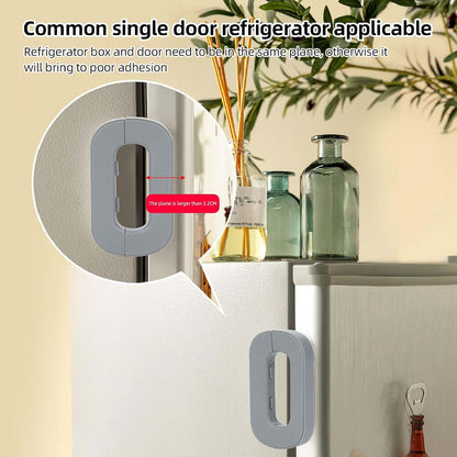 Fafeicy ABS Refrigerator Latch Lock, Child and Pet Proof Fridge Lock with Easy Button Mechanism