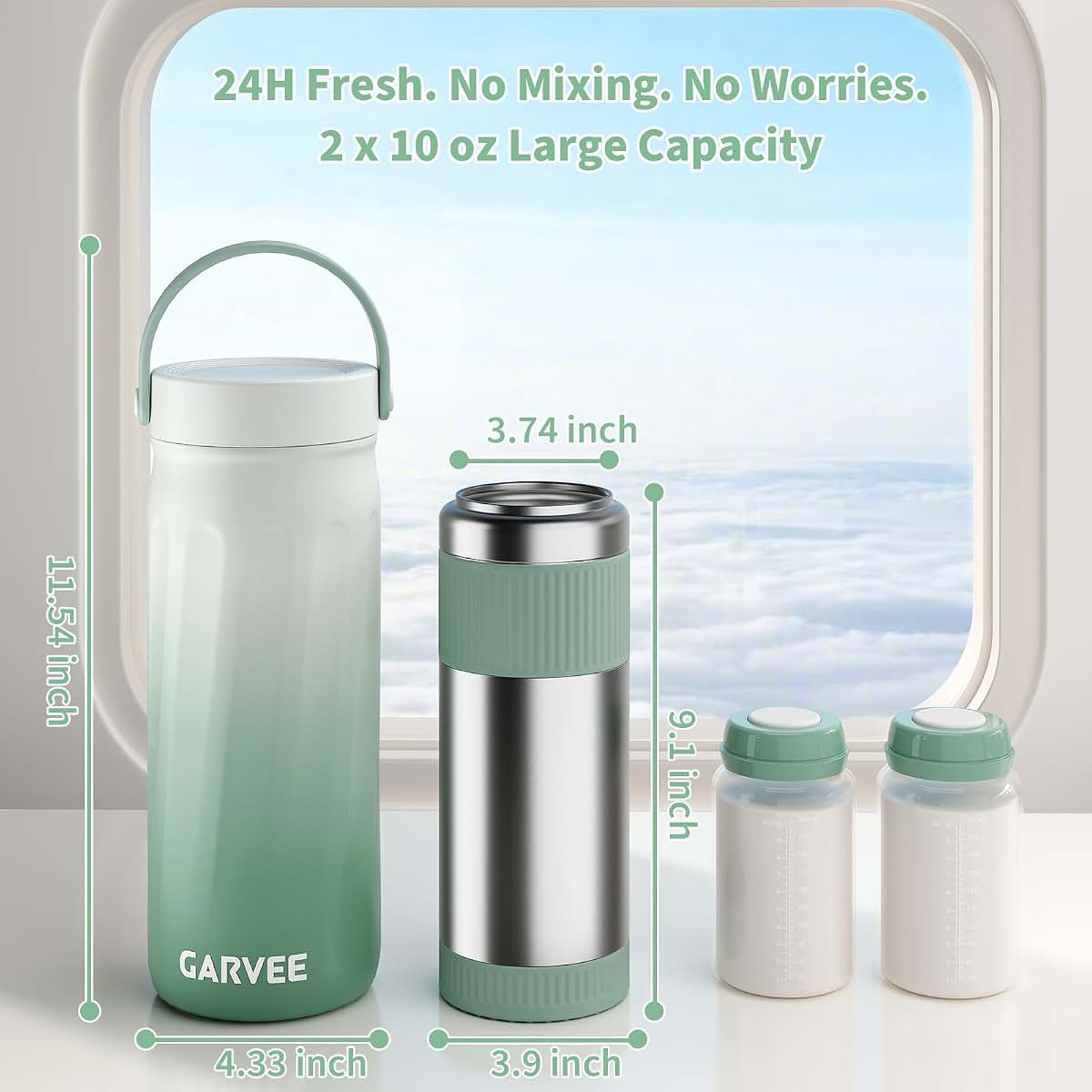 GarveeLife Portable Breast Milk Cooler for Travel Storage