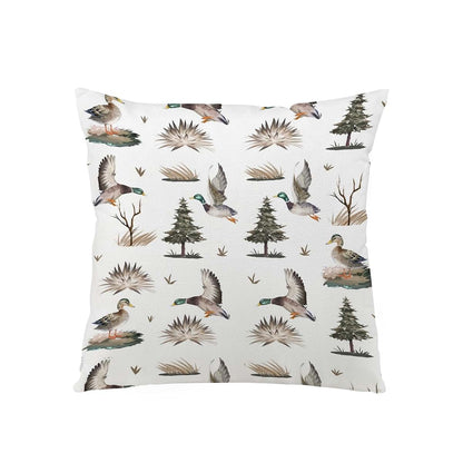 Hwmmbh Mallard Duck Decorative Nursery Pillowcase, 12''x12''