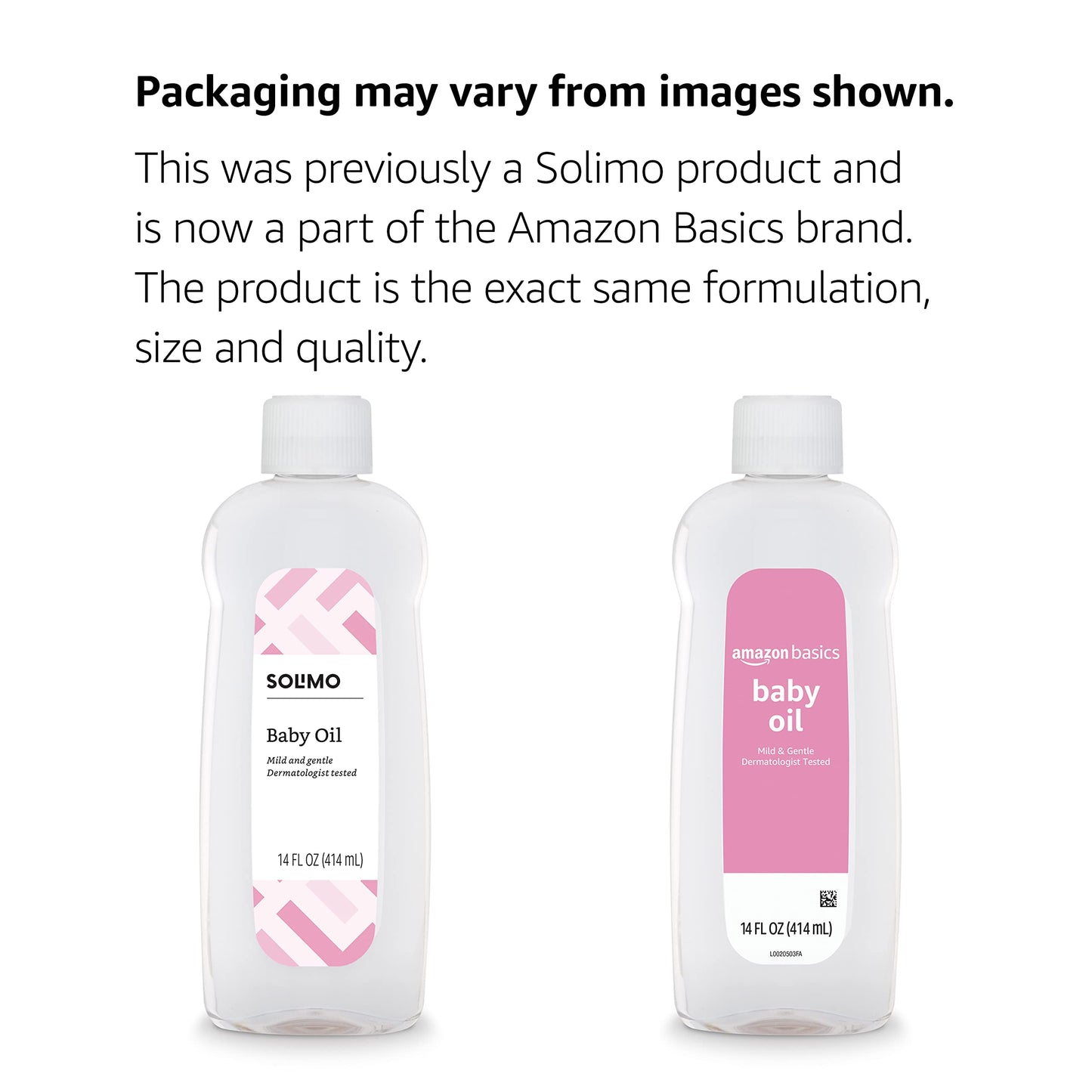 Amazon Basics Baby Oil 4 Pack