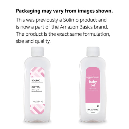 Amazon Basics Baby Oil 4 Pack