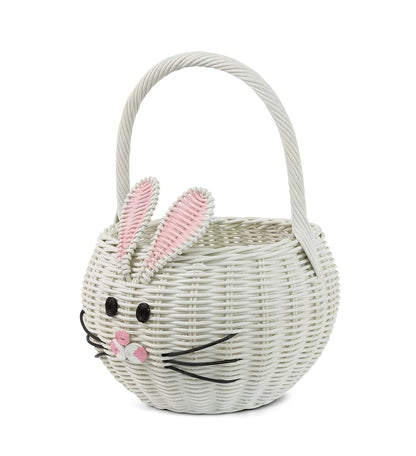G6 Collection Hand Woven Bunny Rattan Storage Basket (photo 3)