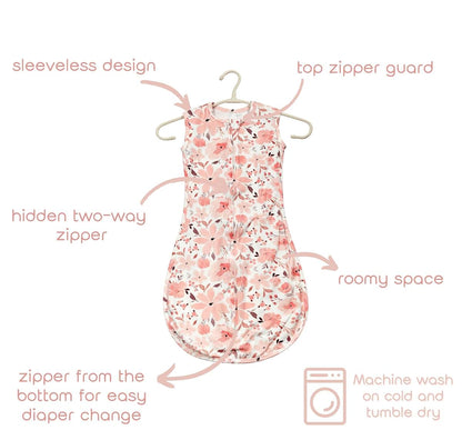 Vollmic Baby Sleep Sack 100% Cotton 0.5 TOG 2-Pack Sleeveless