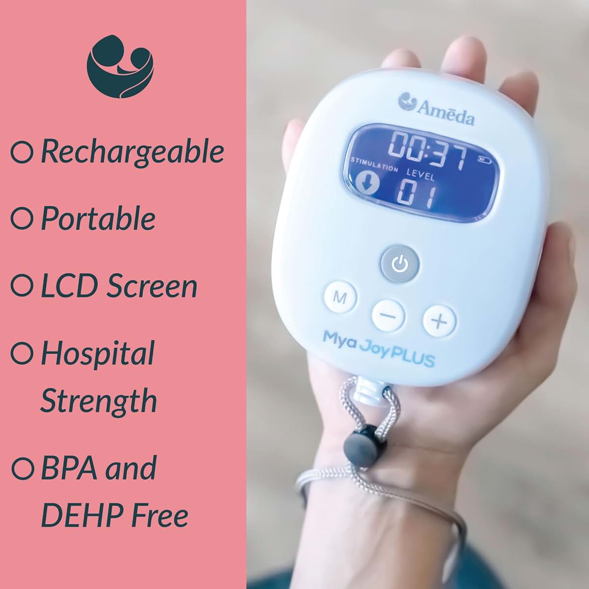 Ameda Mya Joy Plus Rechargeable Breast Pump System