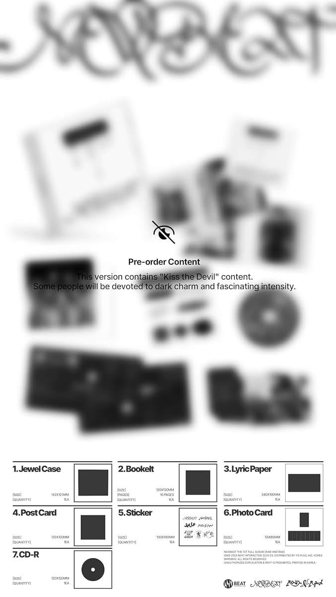 Newbeat Raw And Rad Album With Digital Merch
