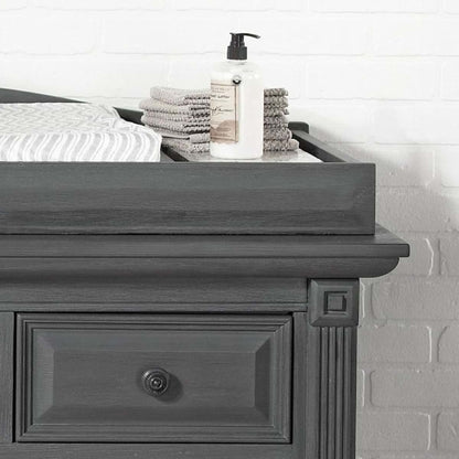Oxford Baby London Lane Changing Topper in Arctic Gray