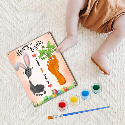 Beethis DIY Baby's First Easter Footprint Sign (photo 4)