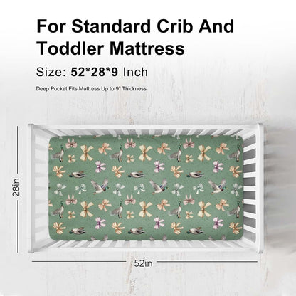 Kastlee Mallard Ducks Fitted Crib Sheet