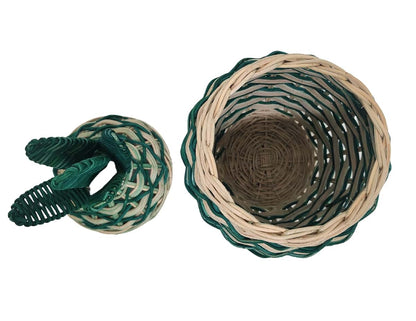WorldBazzar Handmade Rattan Weave PINEAPPLE FRUIT WELCOME Gift Kids Room Nest Basket Wicker Bin Storage Boho Nursery (photo 4)
