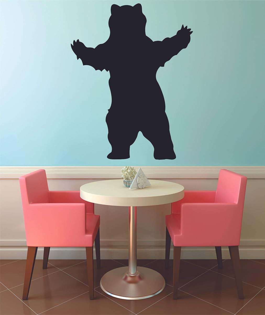 All Things Valuable Big Black Bear Silhouette Wall Sticker