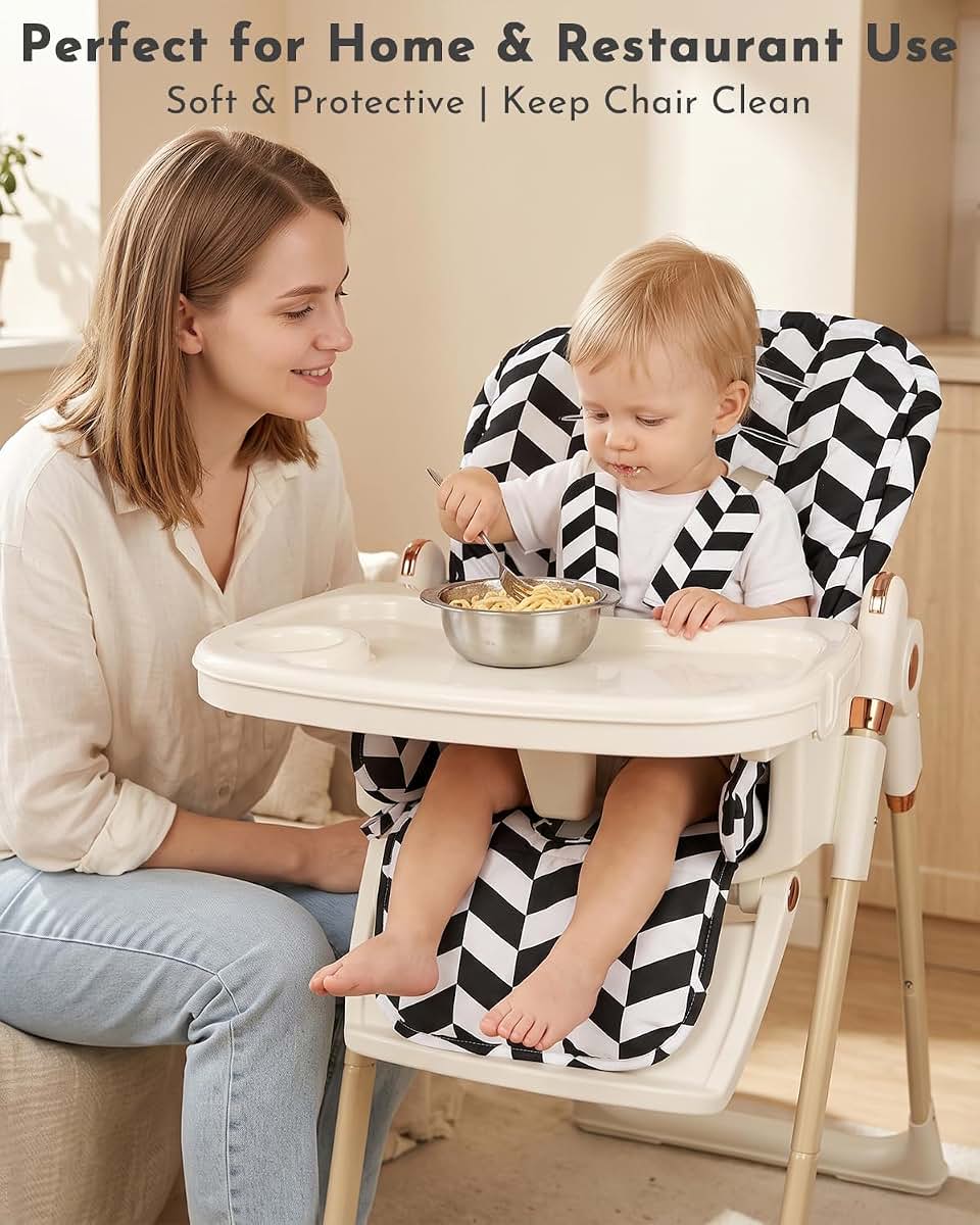 Man Fai Sky Baby High Chair Cover Replacement (Black) (photo 2)