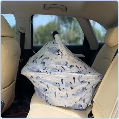 Car Seat Covers for Babies - Multi-use Canopy Shield