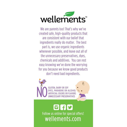 Wellements Organic Gripe Water for Infant Digestive Support