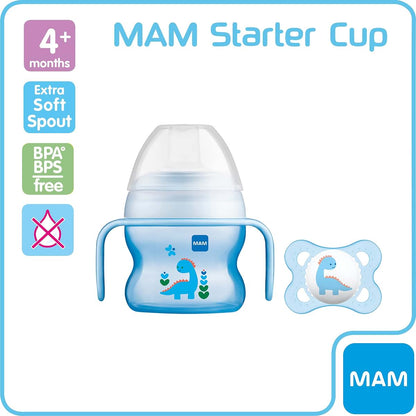 MAM Starter Cup Soother, 150 ml, Blue