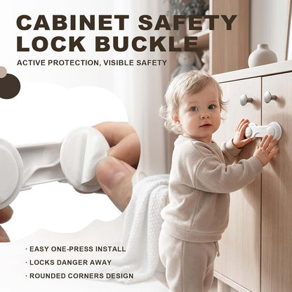 Hoxutym 45-Piece Baby Proofing Kit With Cabinet Locks, Corner Guards, And Outlet Covers