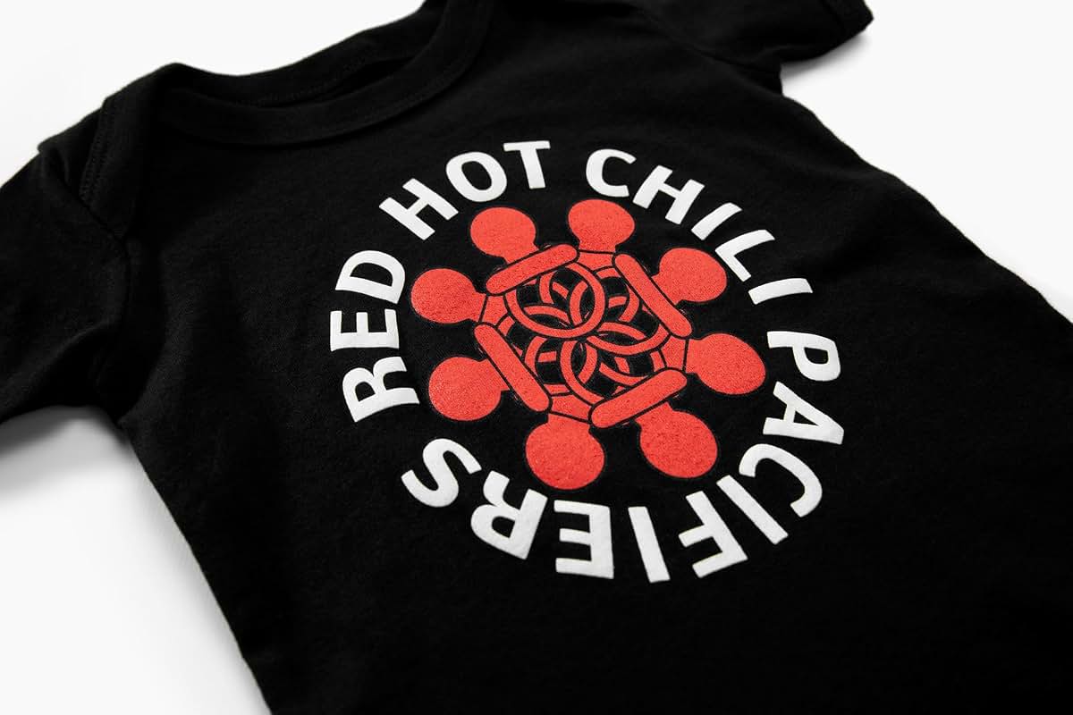Little Groupies Red Hot Chili Pacifiers Baby Onesie, 100% Cotton (photo 2)