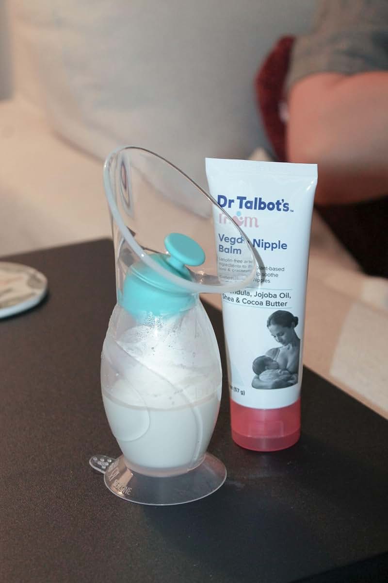 Dr. Talbot's Mom Manual Silicone Breast Pump for Milk Expression