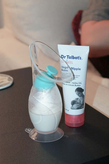 Dr. Talbot's Mom Manual Silicone Breast Pump for Milk Expression