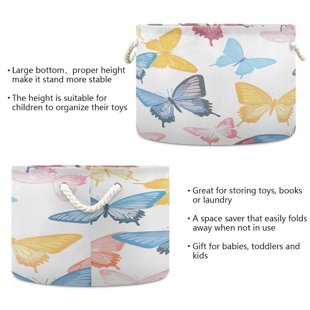 Nursery Storage Bin and Basket Organizer
