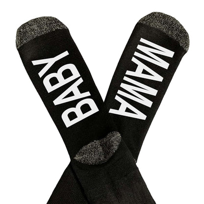 A&A Custom Crafts Baby Mama Socks - Novelty New Mom Gift