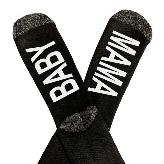 A&A Custom Crafts Baby Mama Socks - Novelty New Mom Gift