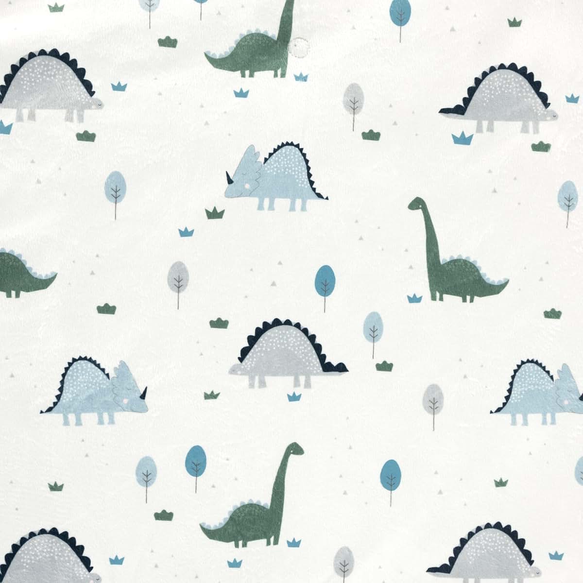 Lush Decor Baby Dinosaurs Roar Soft And Plush Changing Pad Cover (photo 4)
