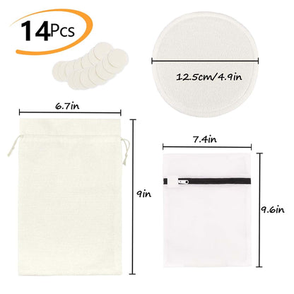 Phogary Washable Nursing Pads - Reusable Bamboo Breast Pads