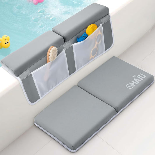 Shaju Bath Kneeler And Elbow Rest Pad Set With Storage Pockets