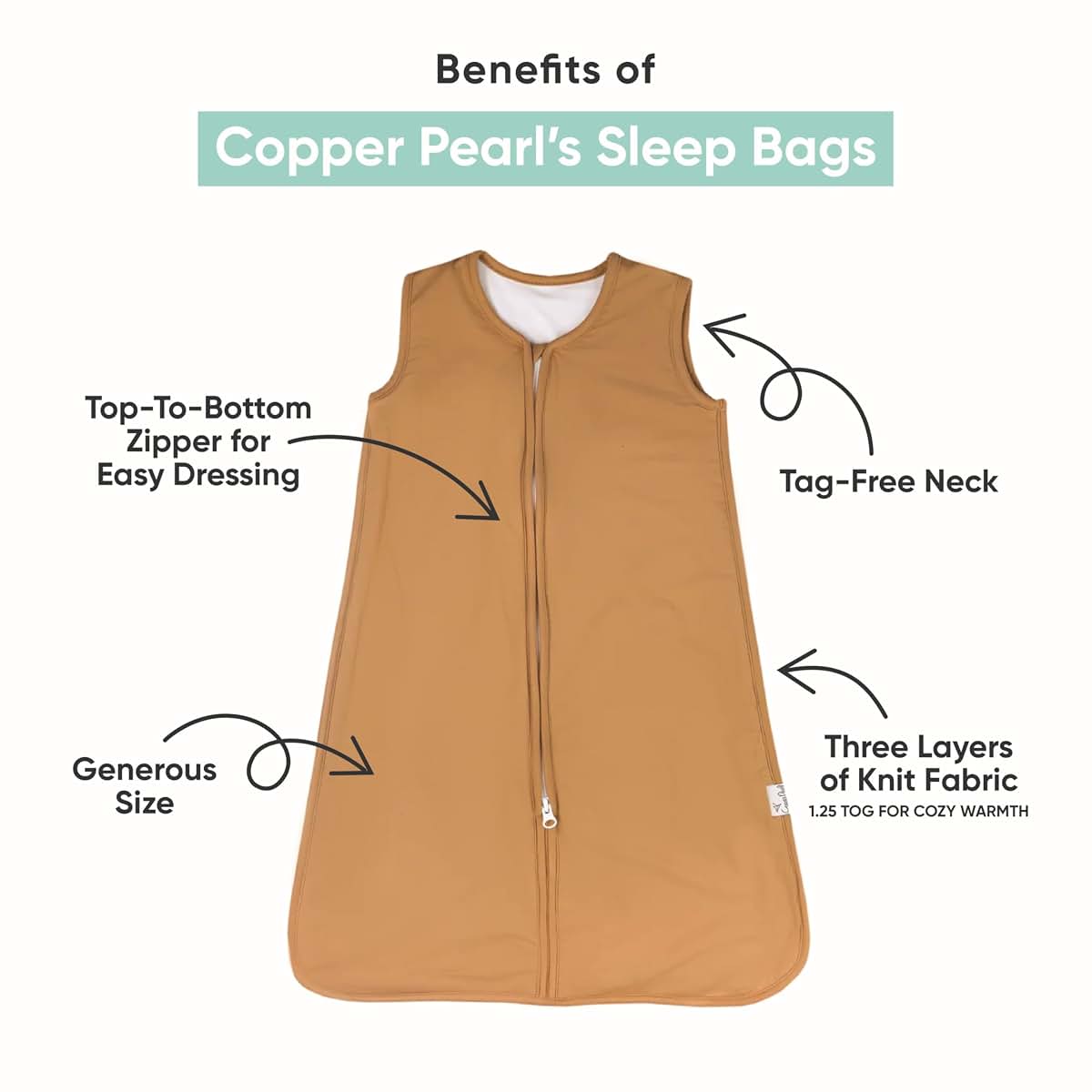 Copper Pearl Sleep Sack, Jurassic Park Wearable Blanket for Baby