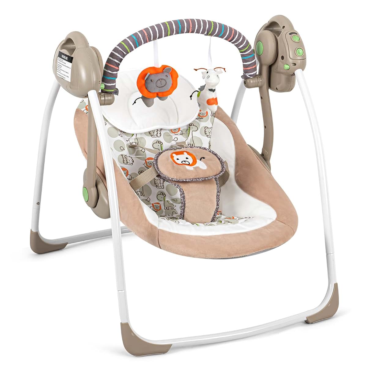 Duomilee Baby Swings for Infants, Baby Swing Newborn, Baby Swing with Intelligent Music Vibration Box, Infant Swing