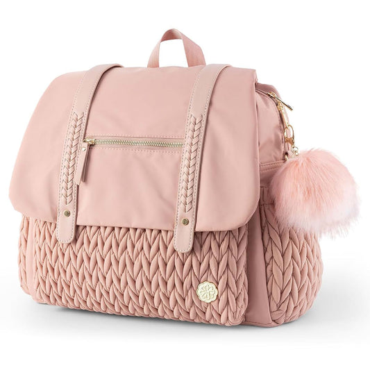 SEWBOO Diaper Bag BackPack Large Capacity Travel Mommy Bag Waterproof and Stylish with Changing Pad Baby Bag for Women